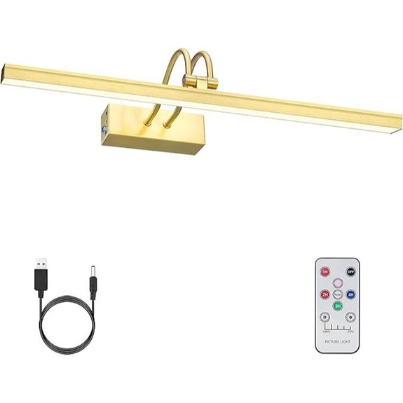 FUNCHDAY Rechargeable Wireless Picture Light with Remote