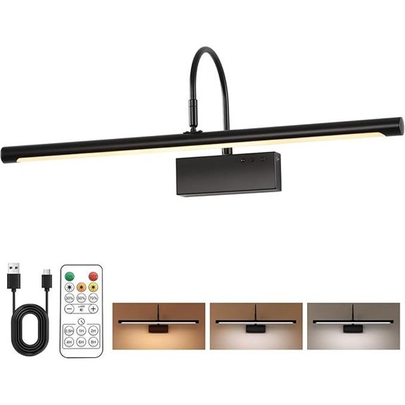 Battery Operated Wireless Picture Light with Remote