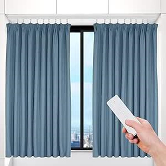Smart Electric Curtain Track with Remote & App Control