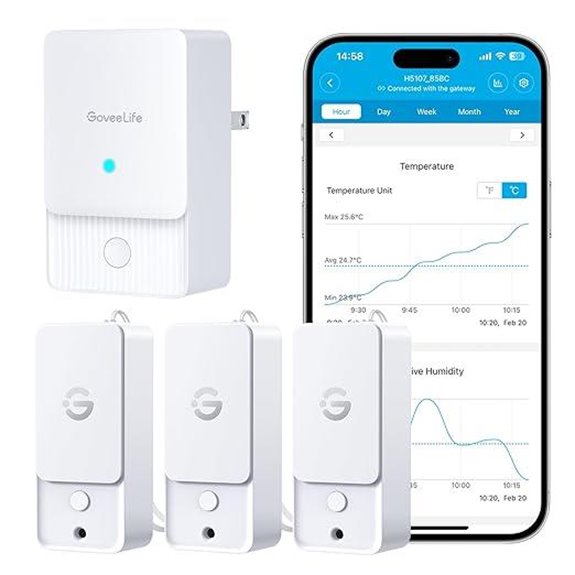 GoveeLife WiFi Thermometer Hygrometer 3-Pack