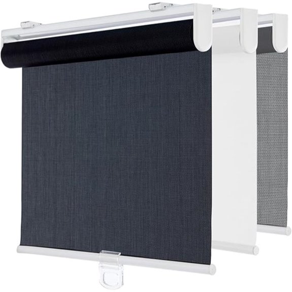 Cordless Window Roller Shades with UV Protection