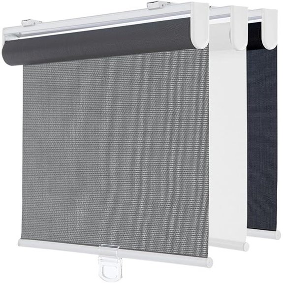 Cordless Light Filtering Roller Shades for Windows