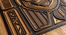 wood and linocut techniques