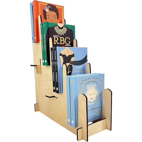 Wood Display Stand for Art Books and More