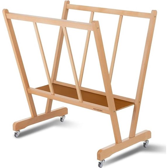 Falling in Art Wooden Art Display & Storage Rack
