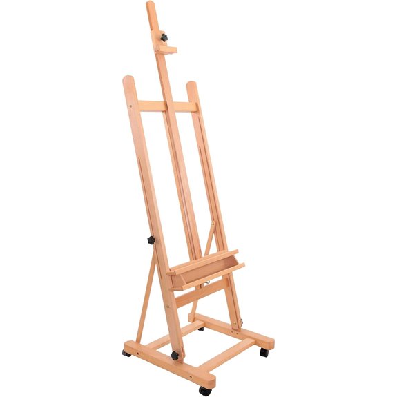 U.S. Art Supply Wooden Studio Art Easel