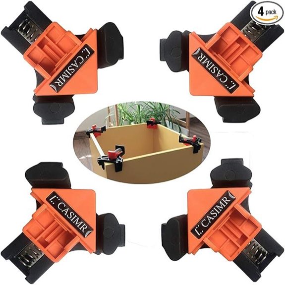 90 Degree Corner Clamp Set for Woodworking