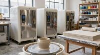 ceramic studio equipment setup