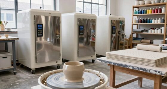 ceramic studio equipment setup