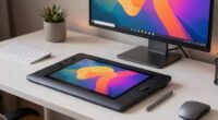digital art workspace setup