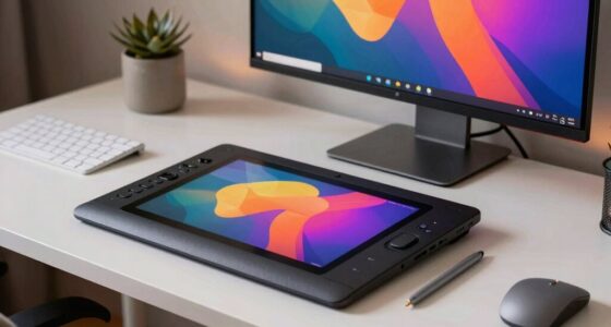 digital art workspace setup
