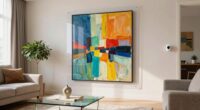 display art safely outdoors
