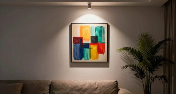 enhance art with lighting
