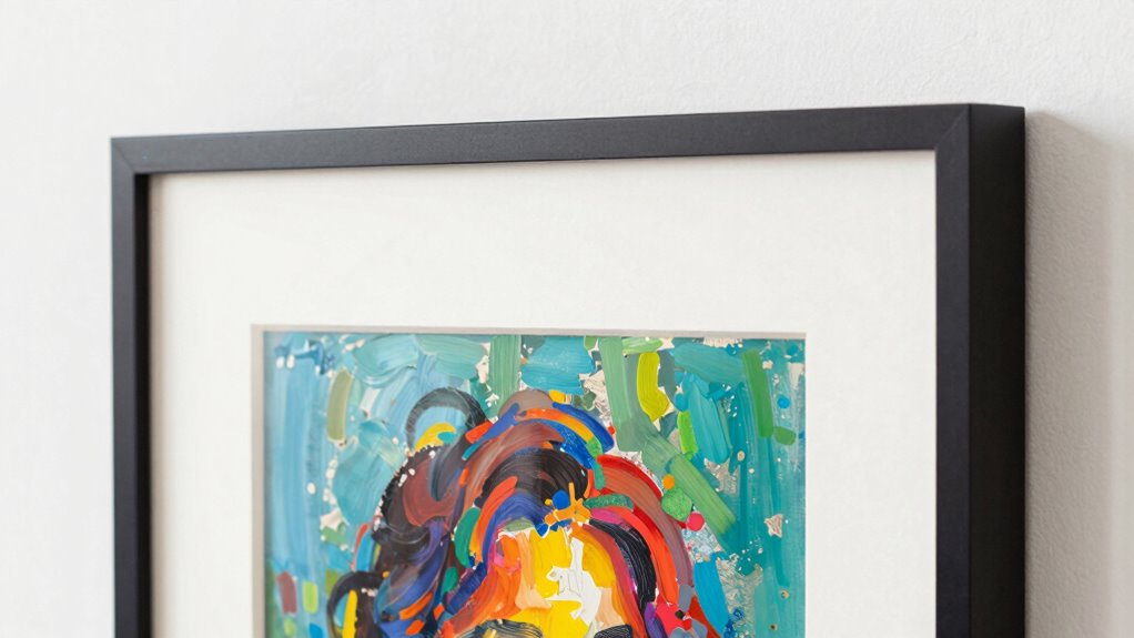 enhance artwork through framing