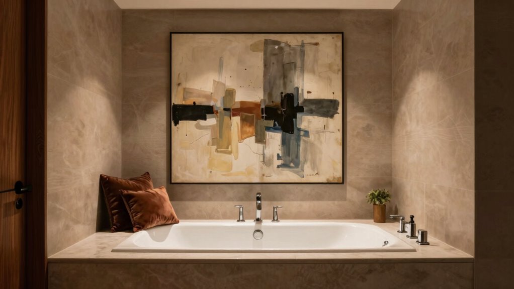 lighting enhances art perception