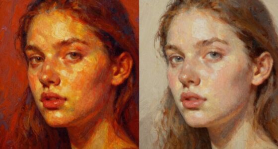 lighting enhances artwork appearance