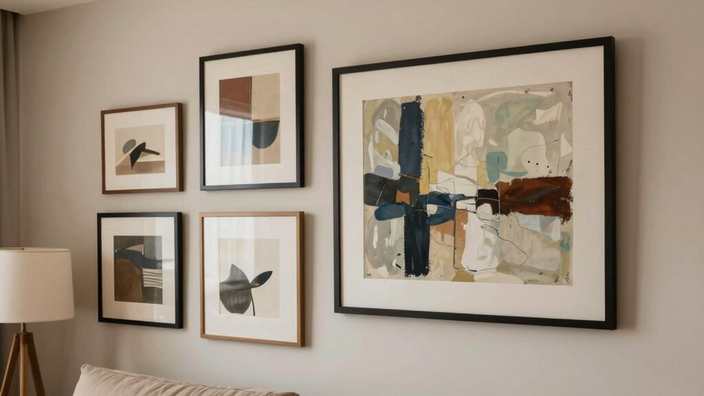 optimal artwork display height