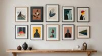 organized intentional art display