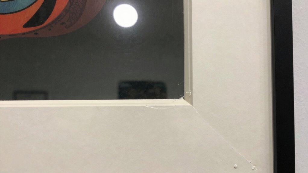 perfectly aligned spaced mounted