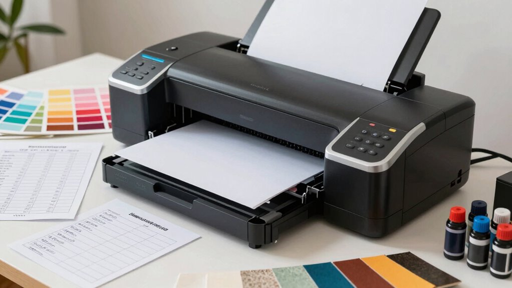 proper printer calibration and paper selection