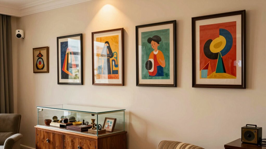 secure artwork with technology