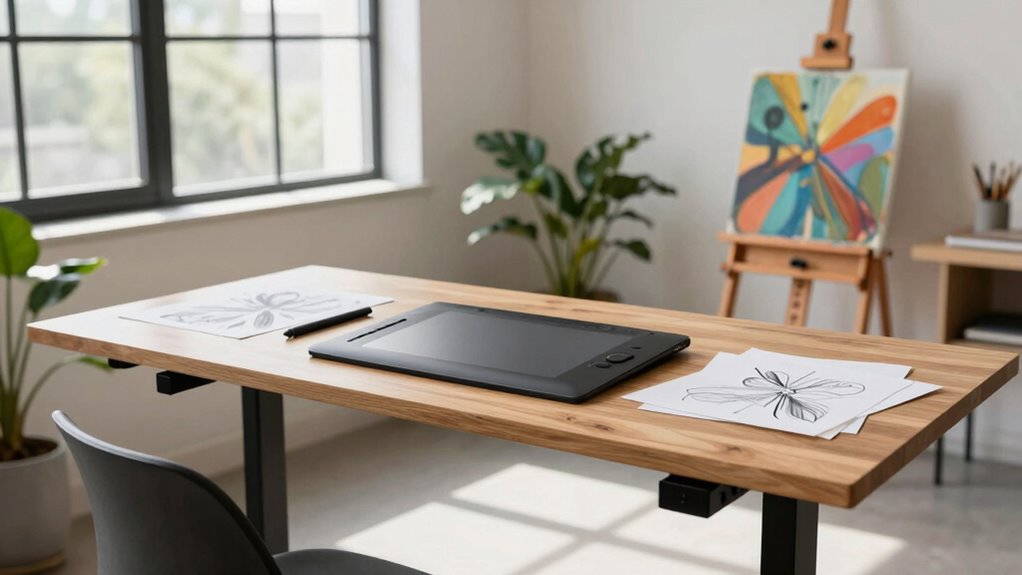 standing desk enhances creative productivity