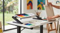 using standing desk converter