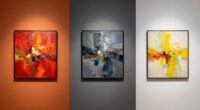 wall color influences artwork perception