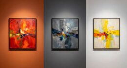 wall color influences artwork perception