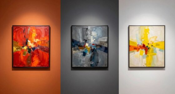 wall color influences artwork perception