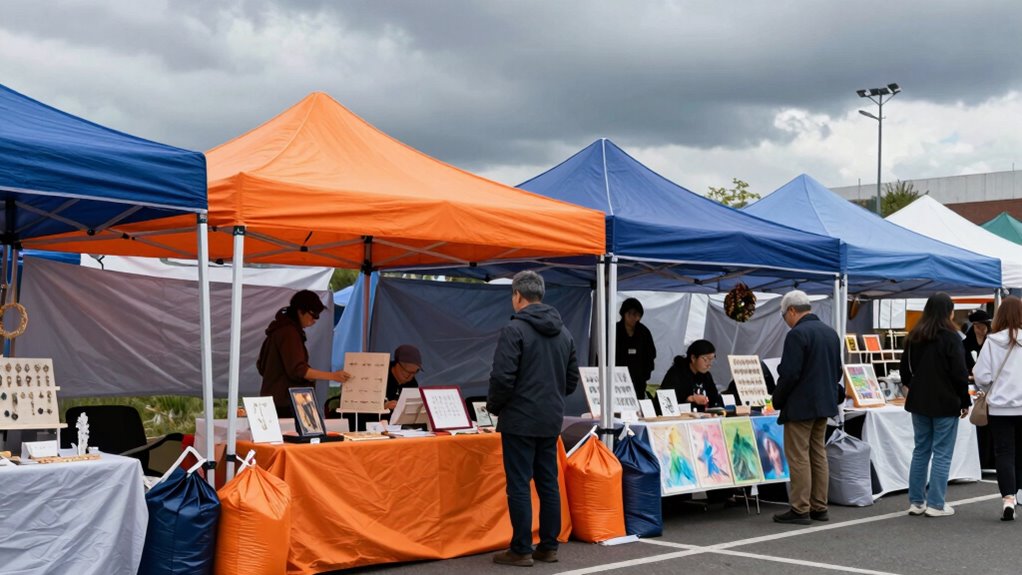 weatherproof outdoor art displays