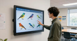 Cornell's Interactive Wall Of Birds