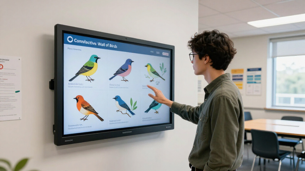 Cornell's Interactive Wall Of Birds