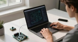 MorphoHDL: A Minimalistic Language For Growing Circuits