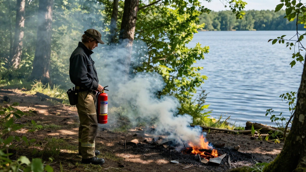Waldbrand Gardasee