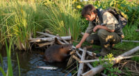 Artificial Beaver Dams Saw Juvenile Coho Salmon Survival Rates Go From 8% To 60%